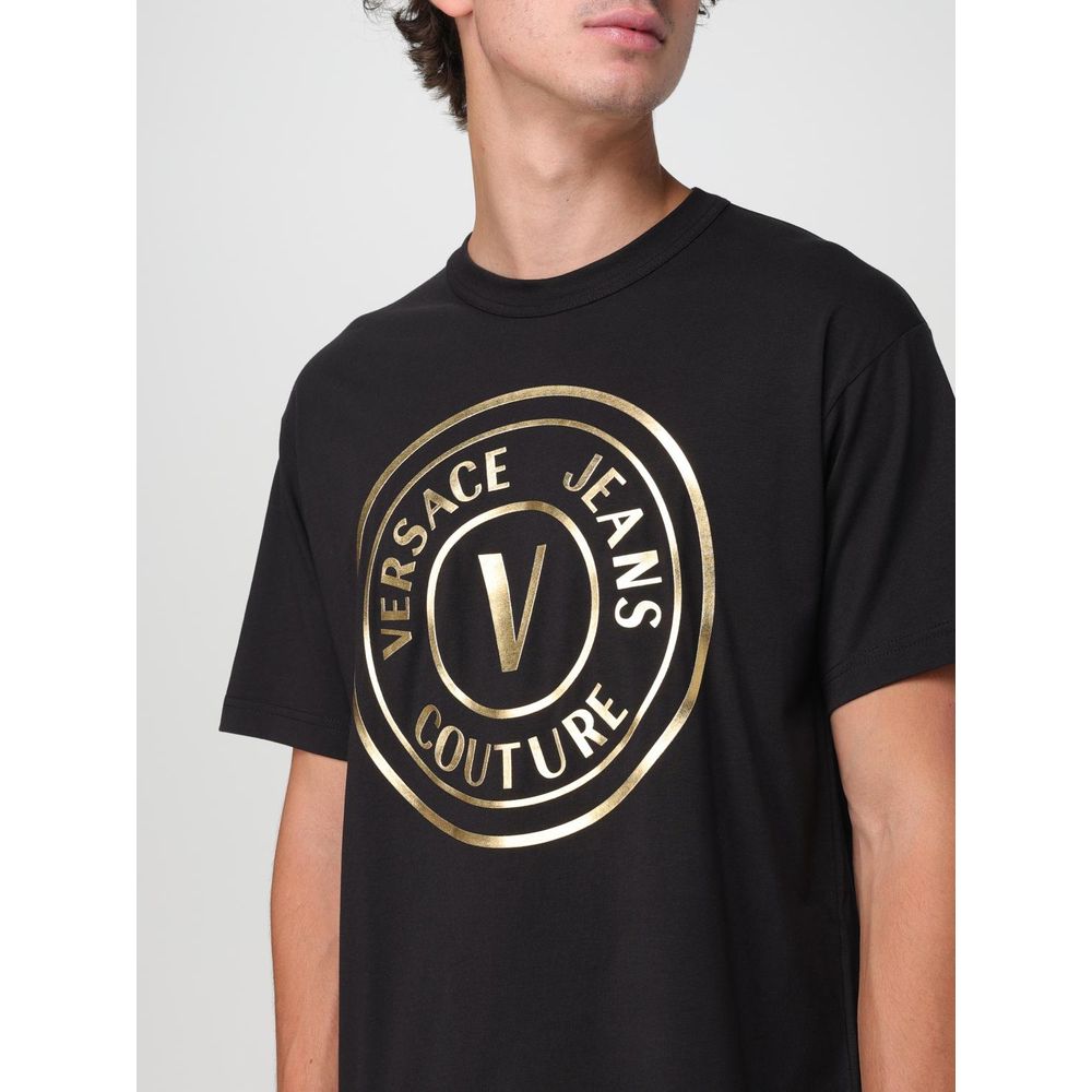 Black Cotton T-Shirt