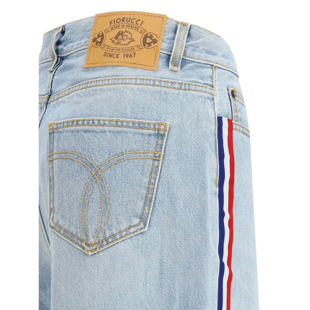 Blue Cotton Jeans Denim