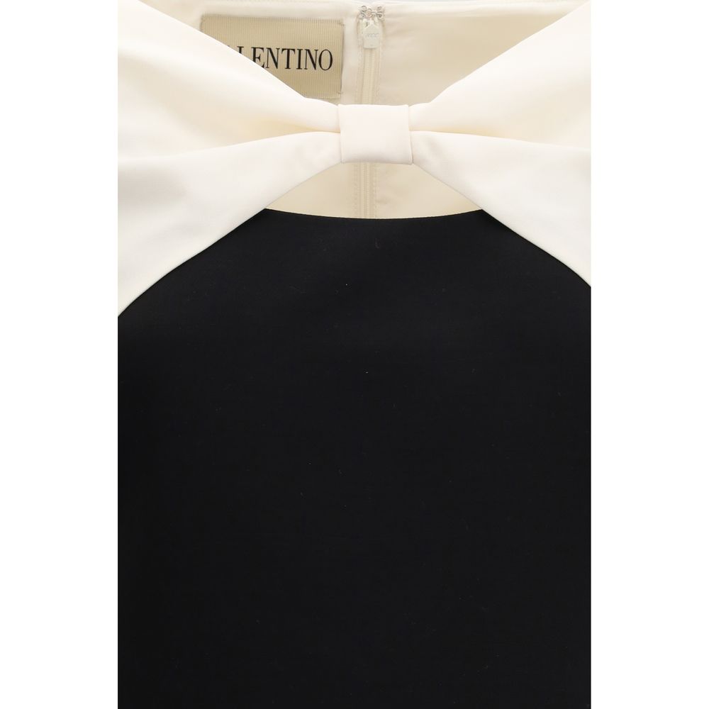 Black Fleece Wool Cocktail Dress