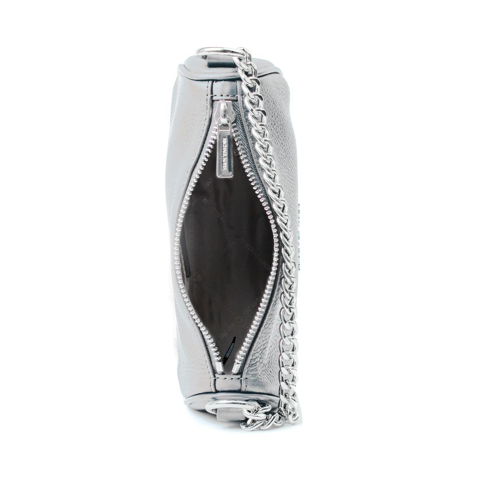 Beige Leather Shoulder Bag