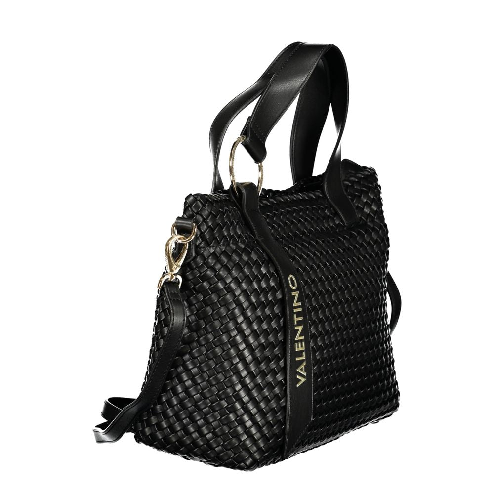 Black Polyurethane Women's Bag