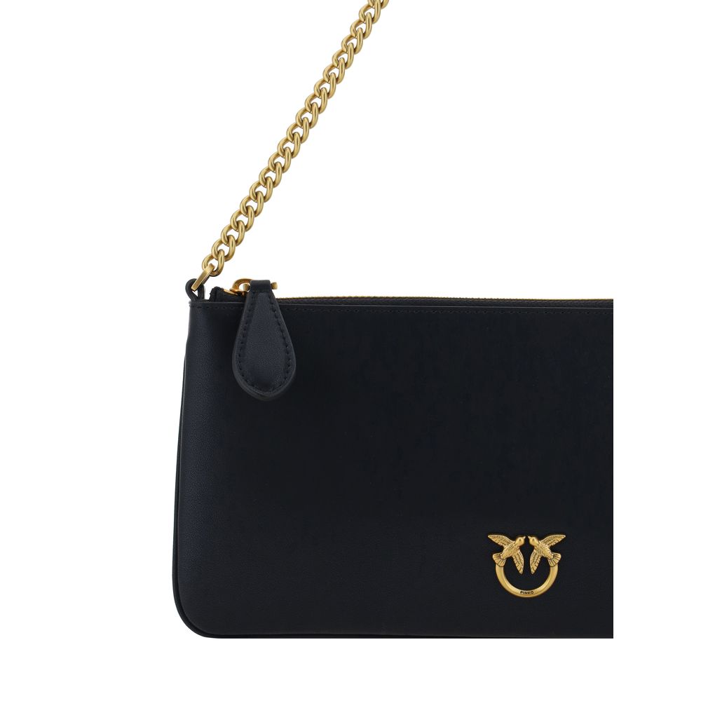 Black Calf Leather Bos Taurus Shoulder Bag