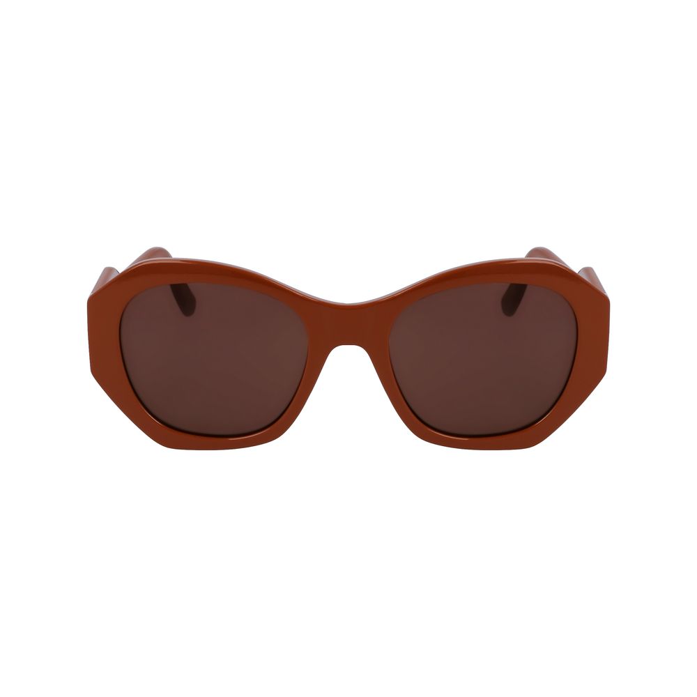 Brown Injected Sunglasses