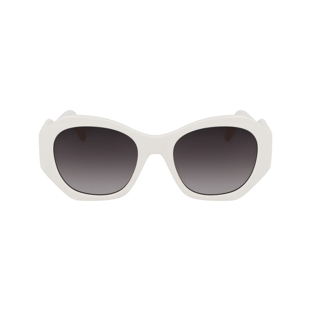 White Injected Sunglasses