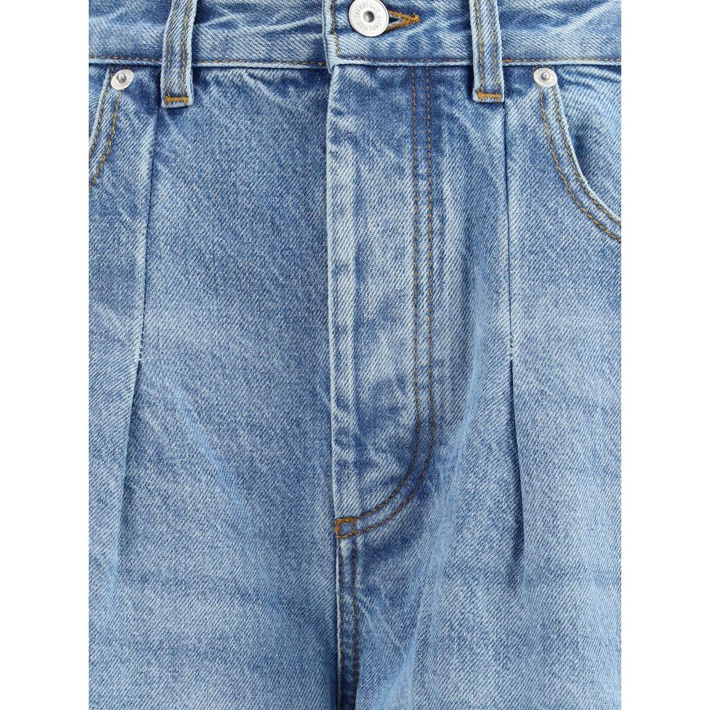 Blue Cotton Jeans Denim
