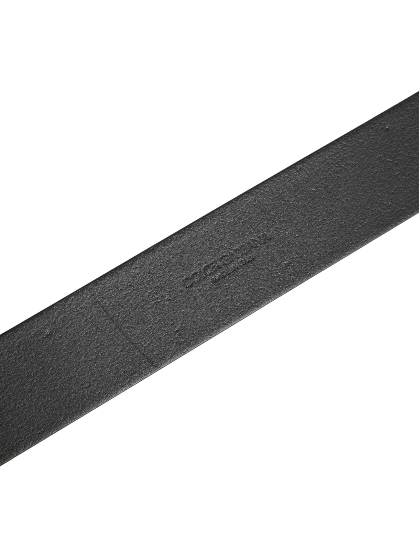 Men Black Classic Leather Metal Buckle Belt