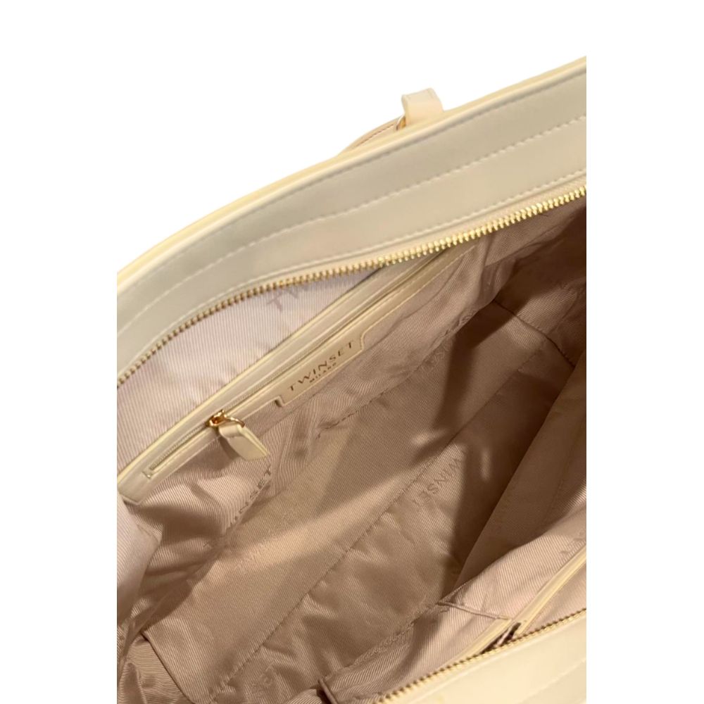 Pink Polyurethane Women Handbag