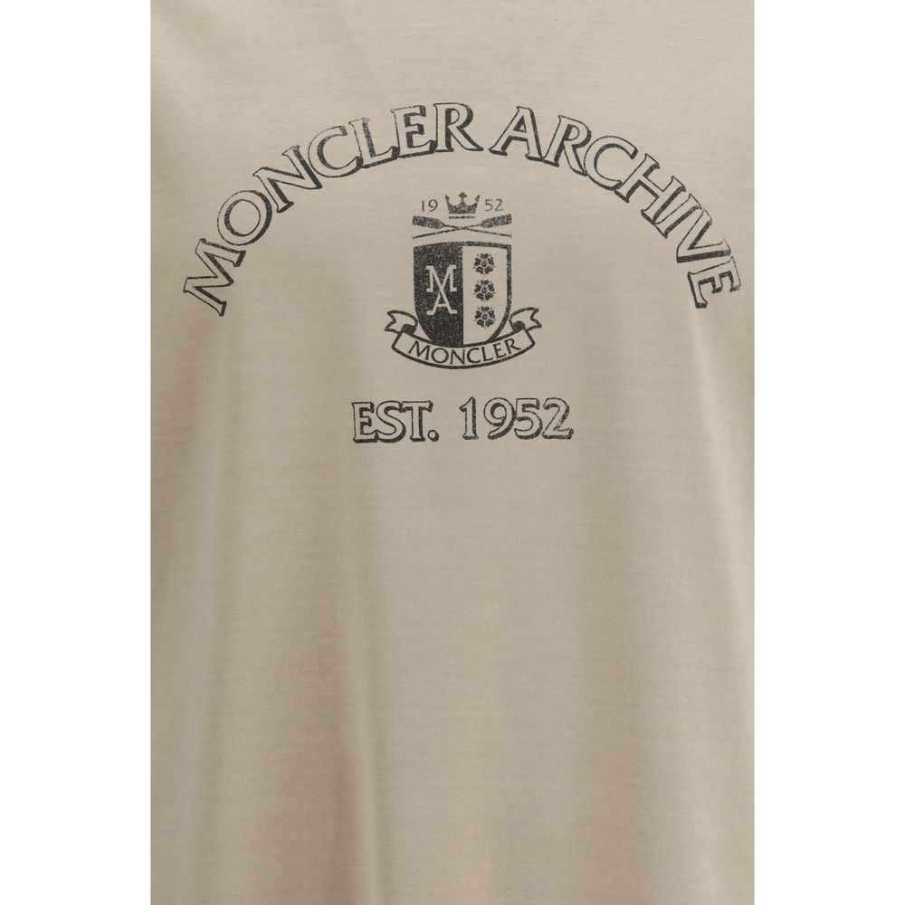 Beige Cotton T-Shirt
