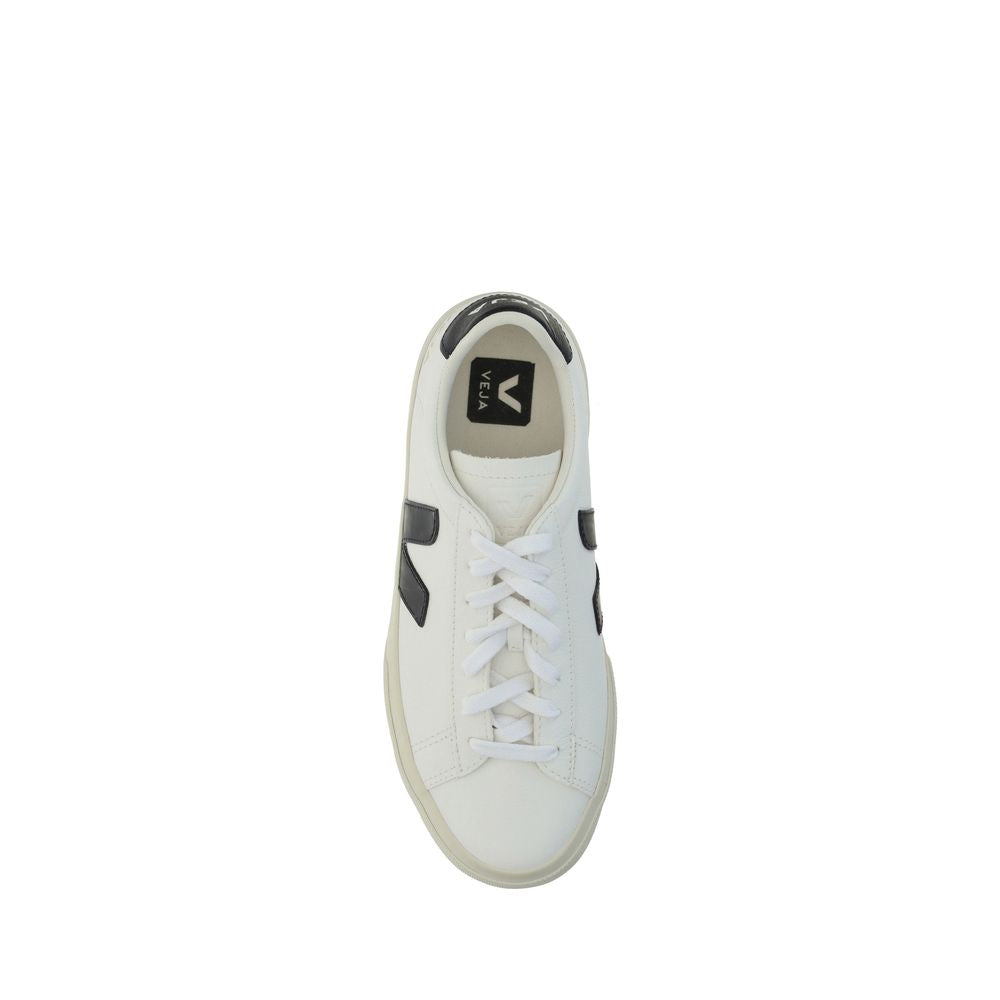 White Calf Leather Bos Taurus Low Top Sneakers