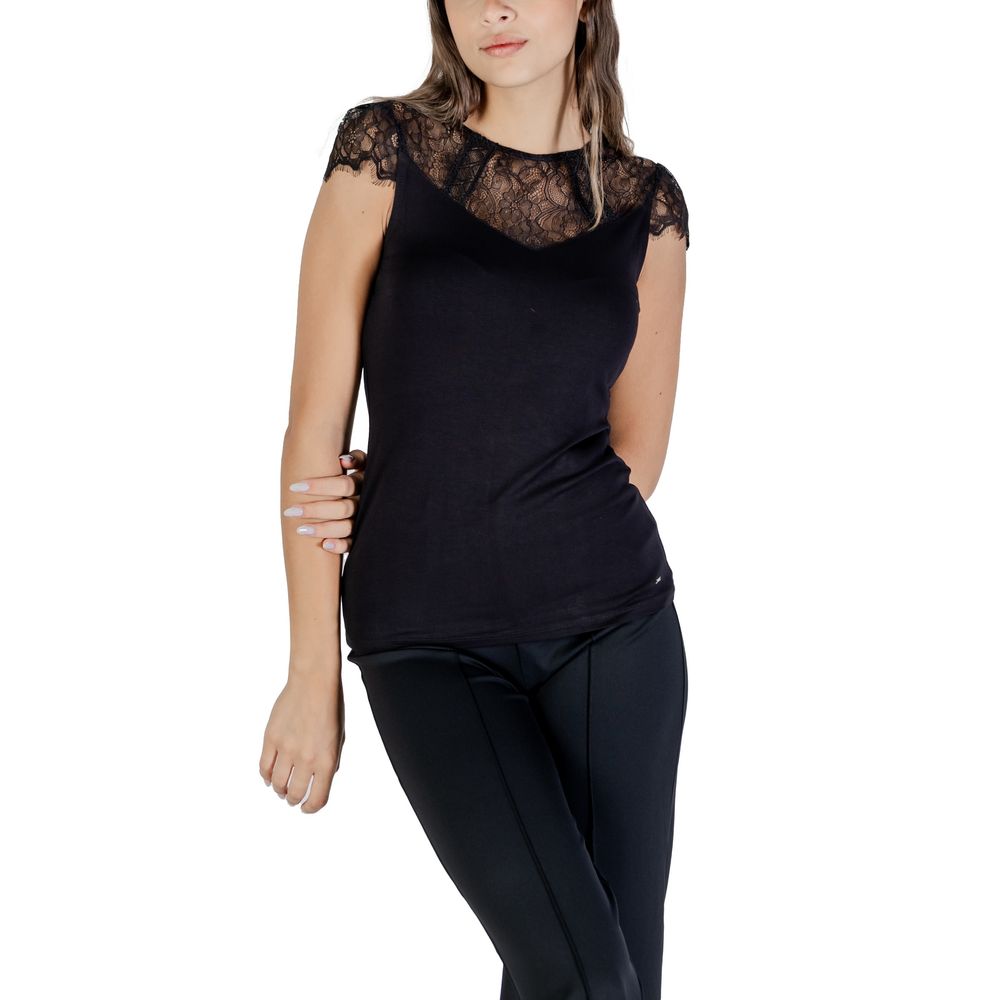 Black Viscose Blouse