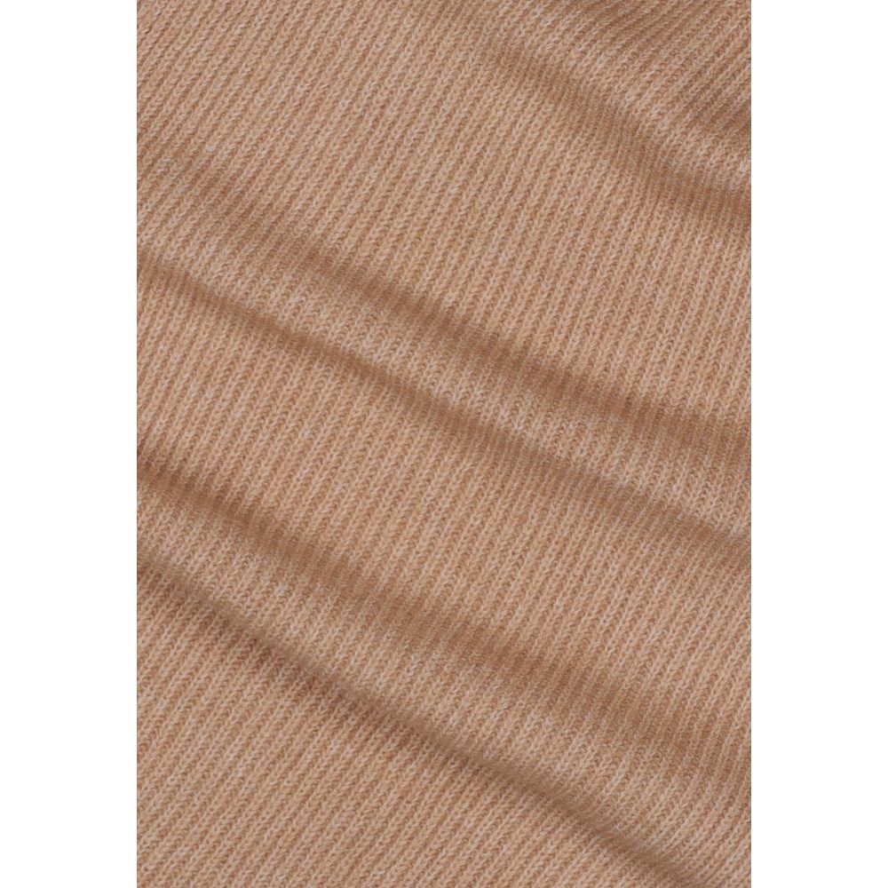Beige Recycled Polyester Scarf