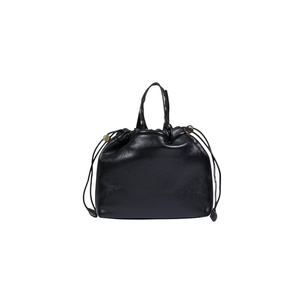 Black Polyester Handbag