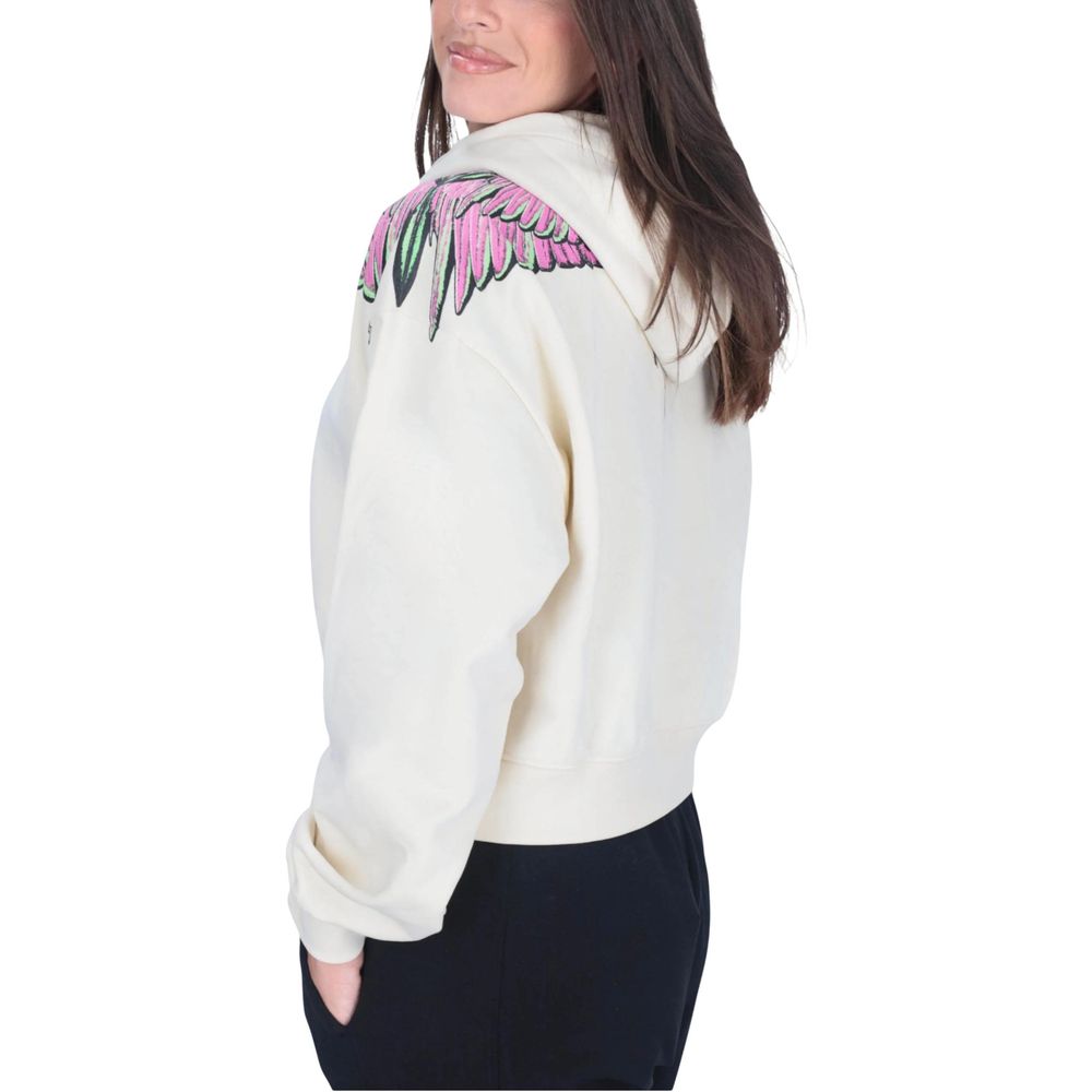 White Cotton Hoodie