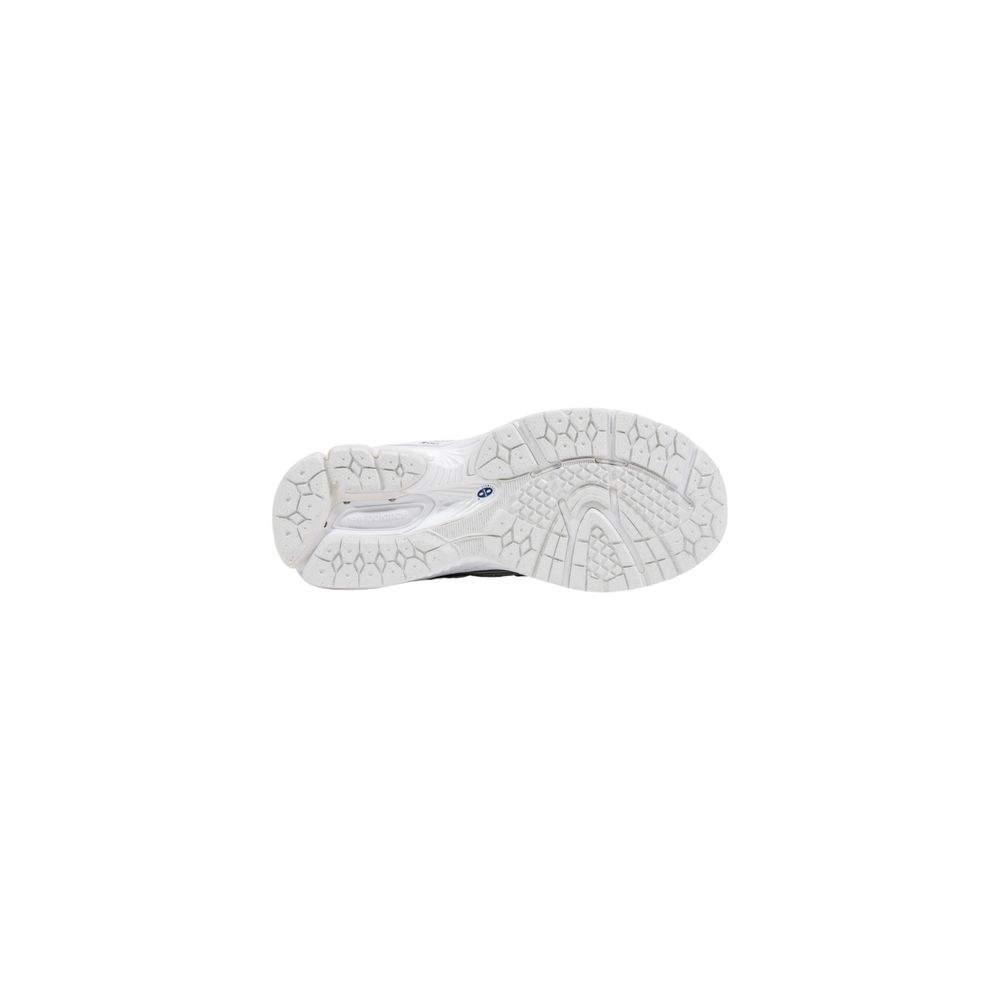 White Synthetic Athletic Sneakers
