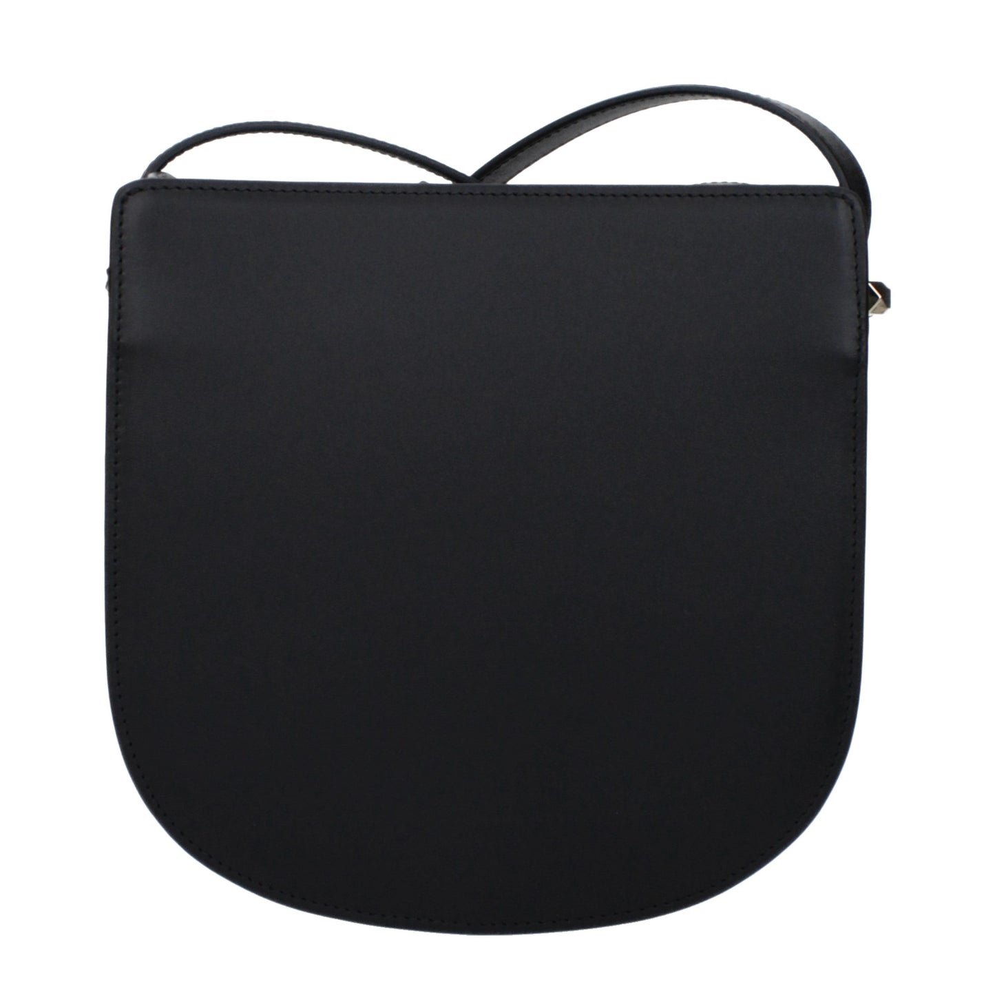 Black Leather Crossbody Bag