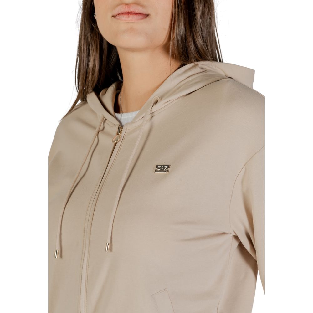 Beige Cotton Tracksuit