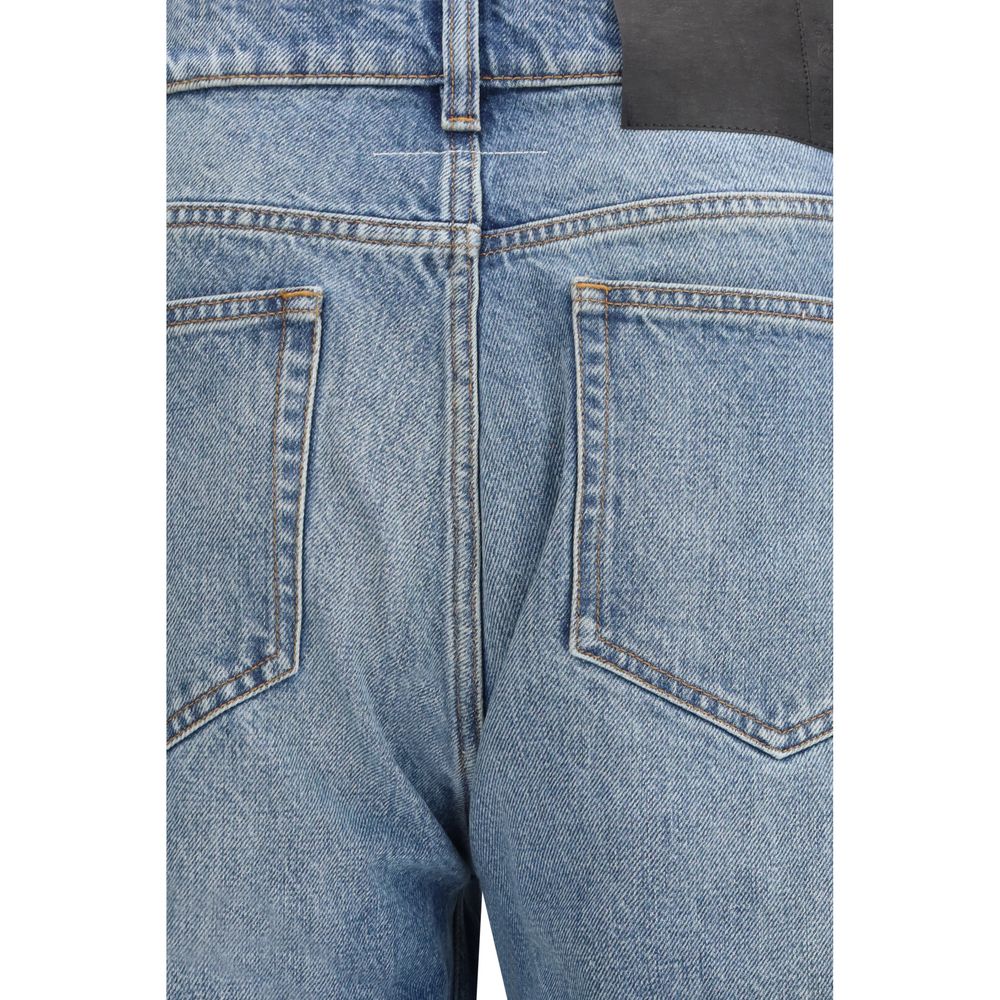 Blue Cotton Jeans Denim