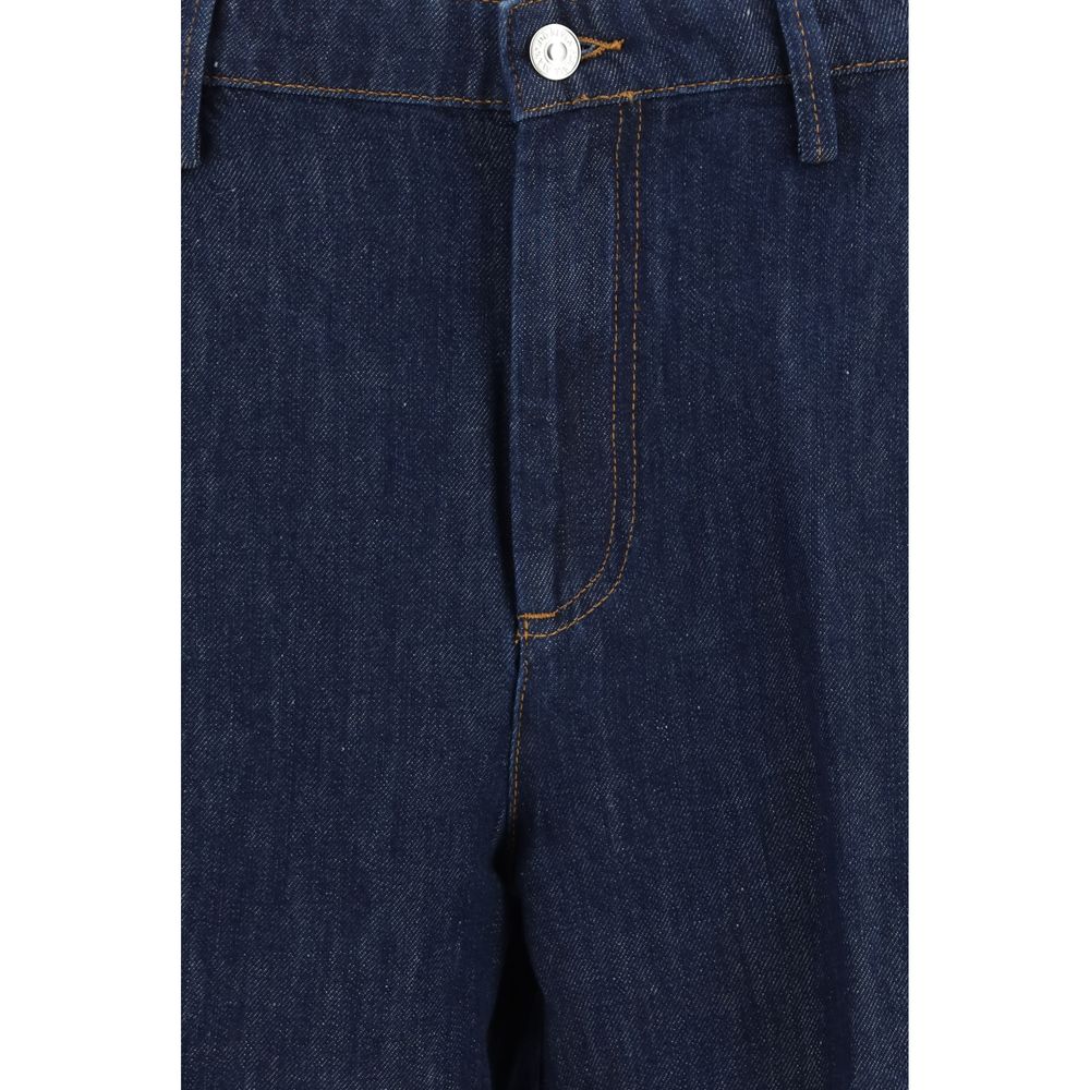 Blue Cotton Jeans Denim