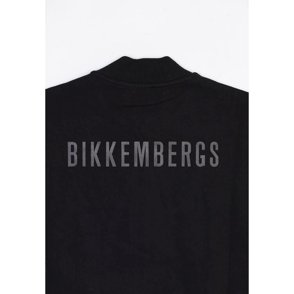 Black Cotton Sweatshirt