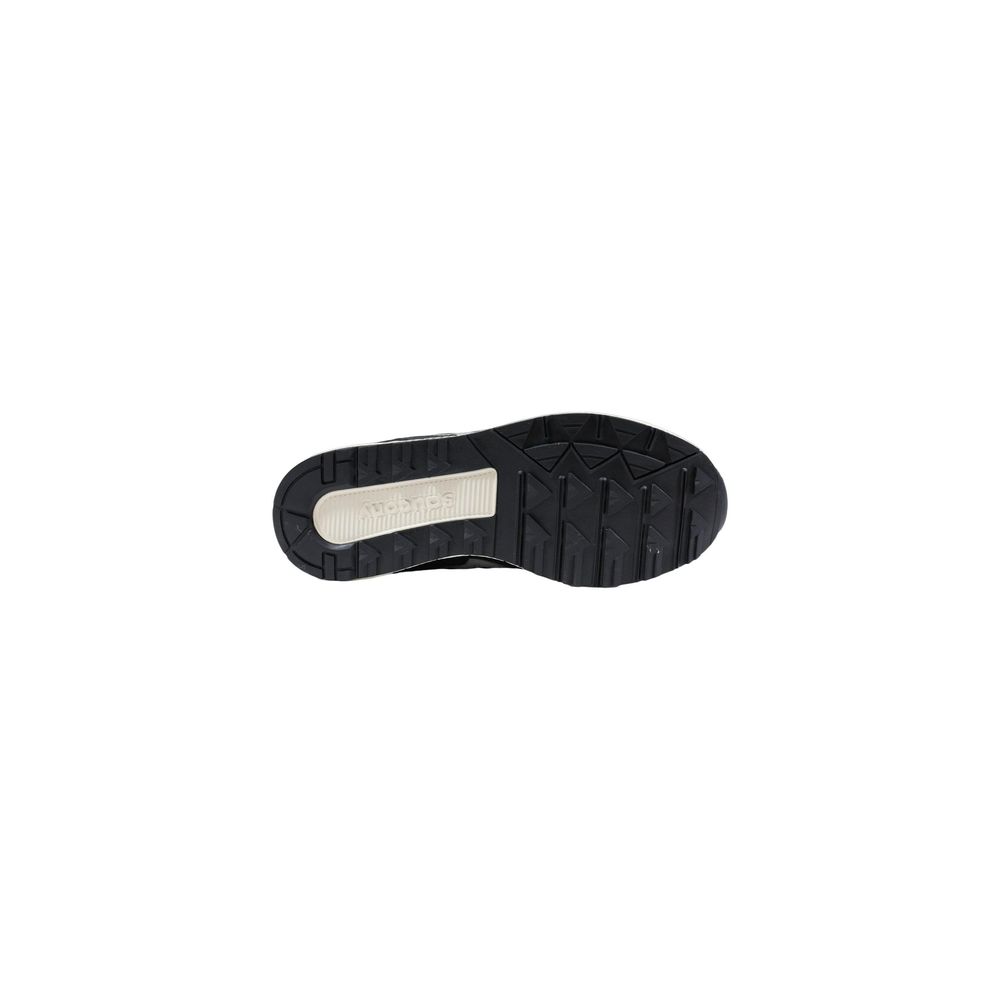 Bicolor Leather Athletic Sneakers