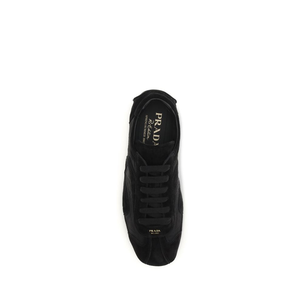 Black Calf Leather Bos Taurus Athletic Sneakers