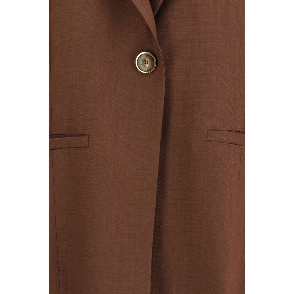 Brown Viscose Jacket