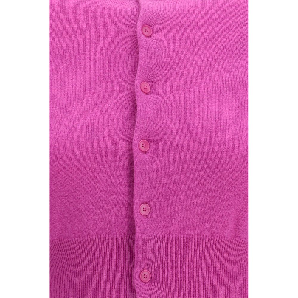 Purple Cashmere Cardigan