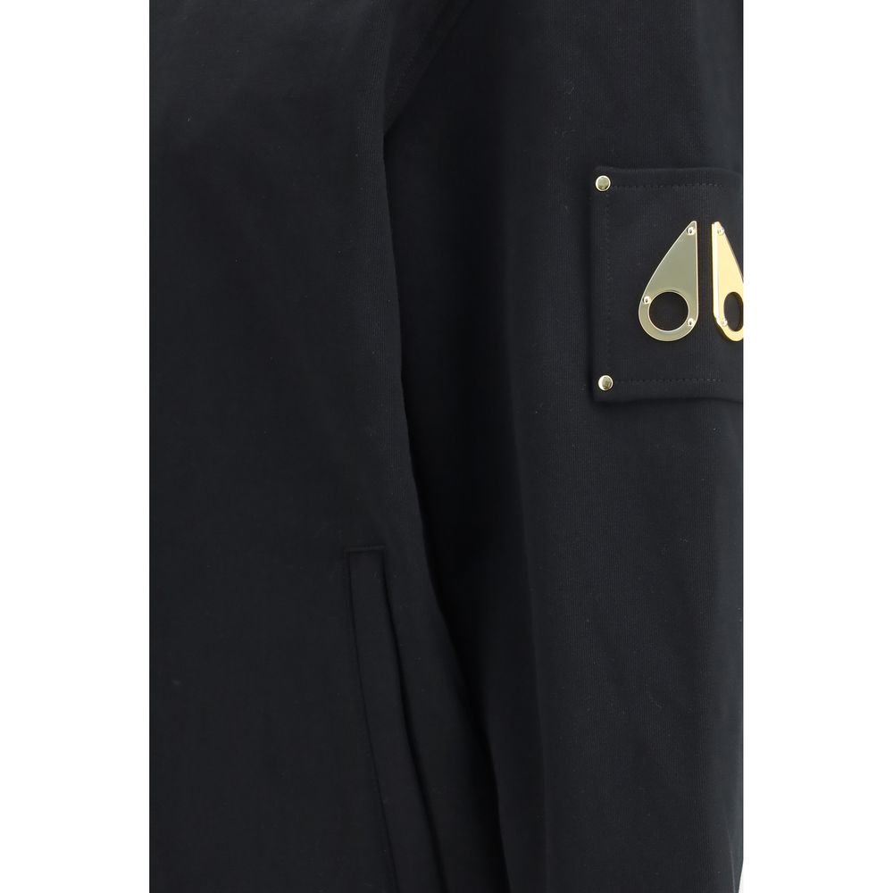 Black Cotton Sweatshirt
