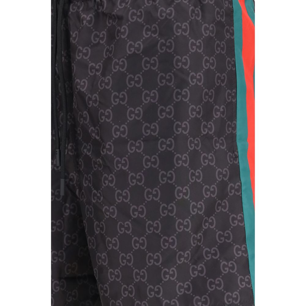 Black Nylon Shorts