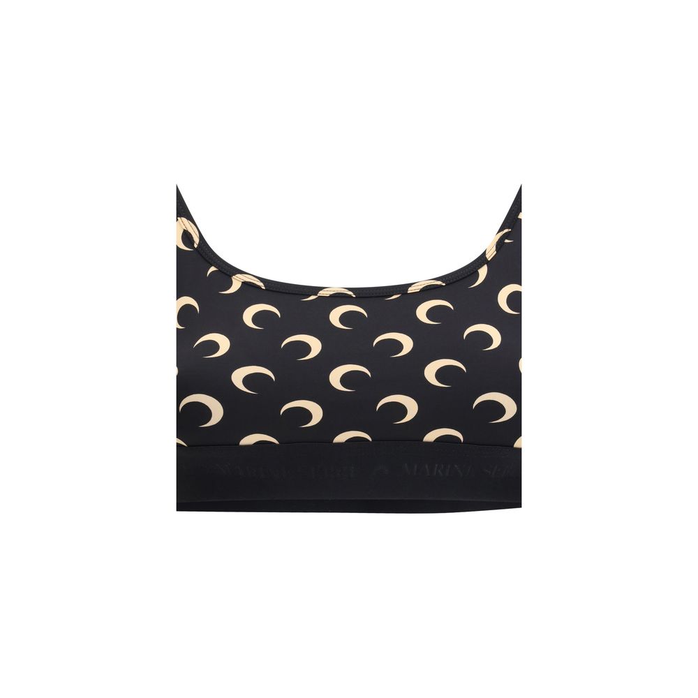 Black Polyamide Sport Bra