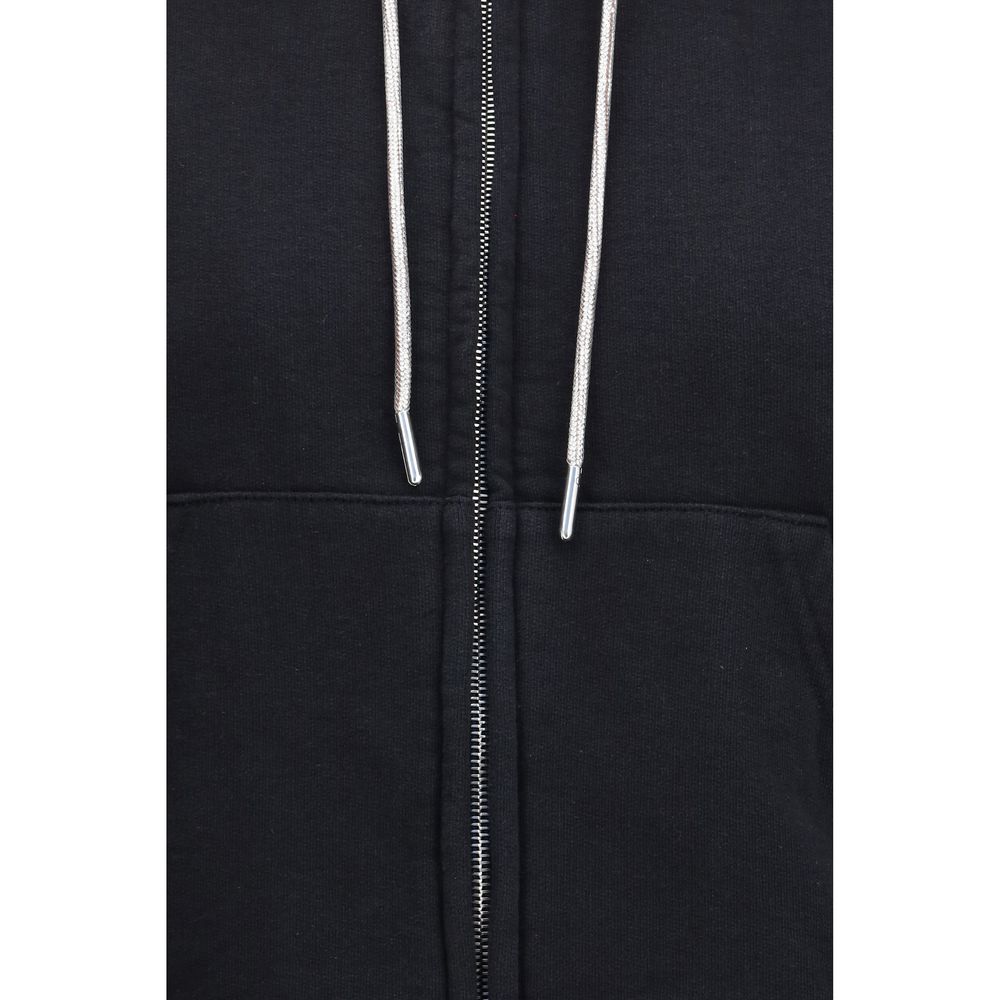 Black Cotton Sweatshirt