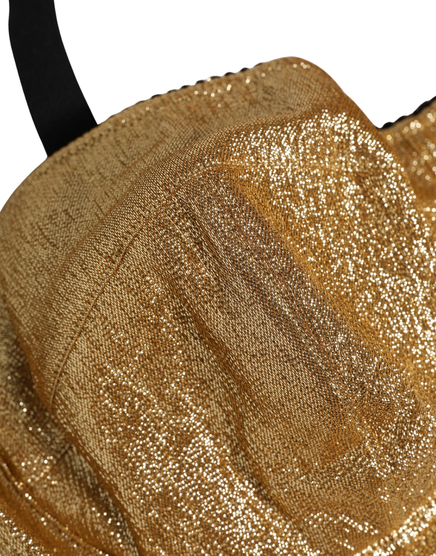 Gold Semi-Pad Underwire Balconette Bra Underwear