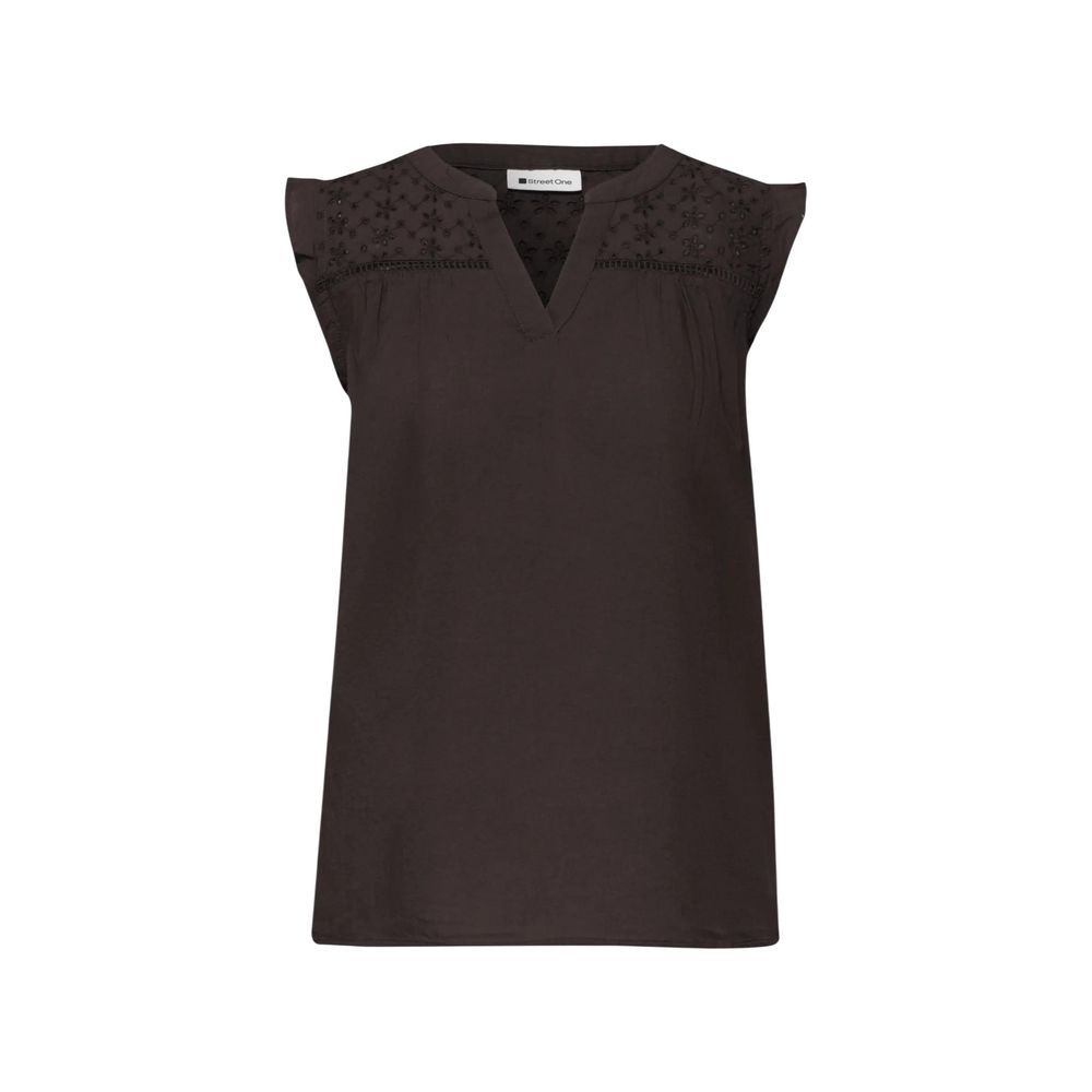 Brown Cotton Blouse