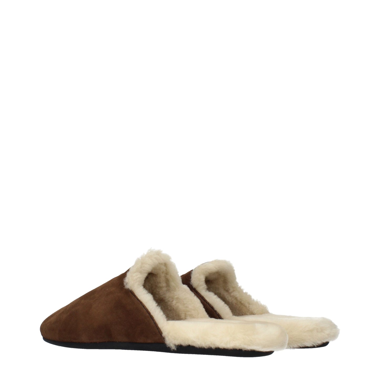 Brown Leather Slippers