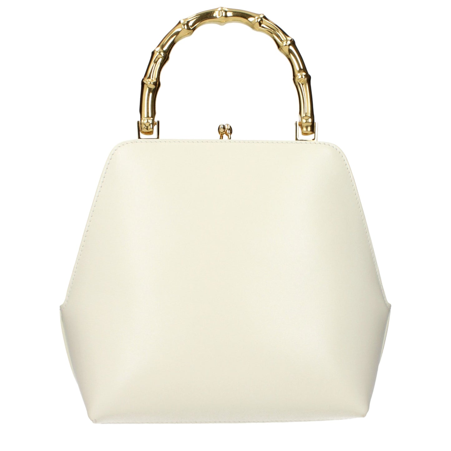 Beige Leather Handbag