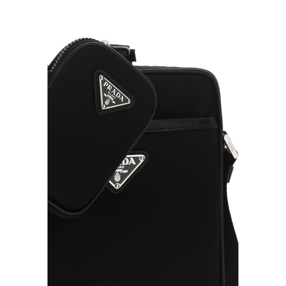 Black Nylon Shoulder Bag