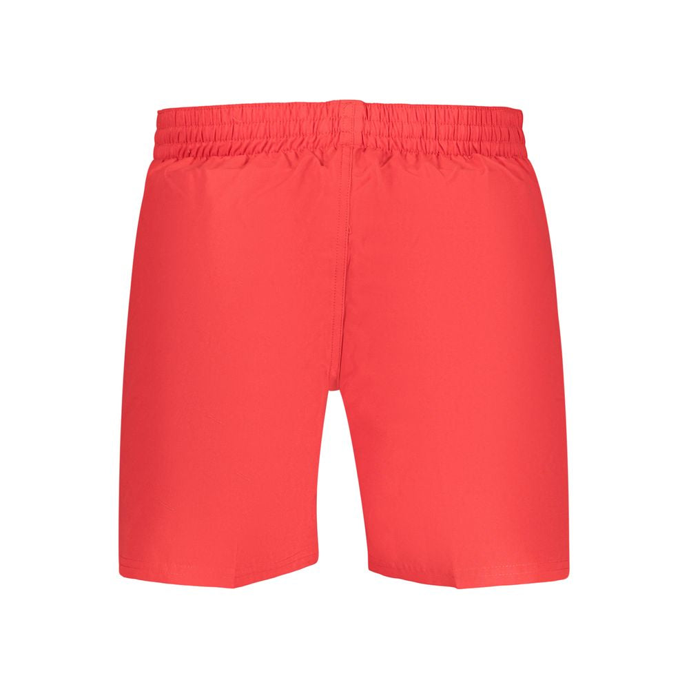 Rosso Polyester Mens Swimwear