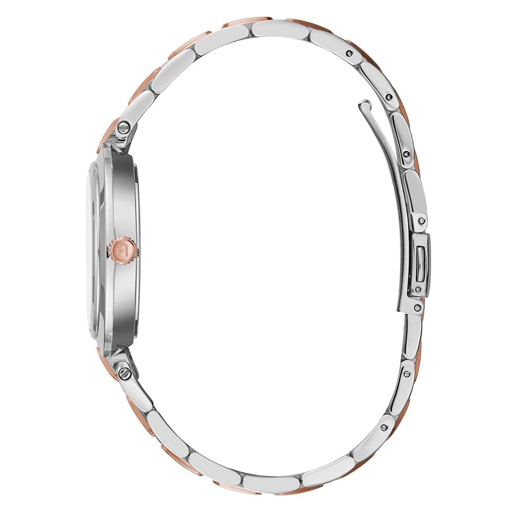 Gray Stainless Steel Dress Watch