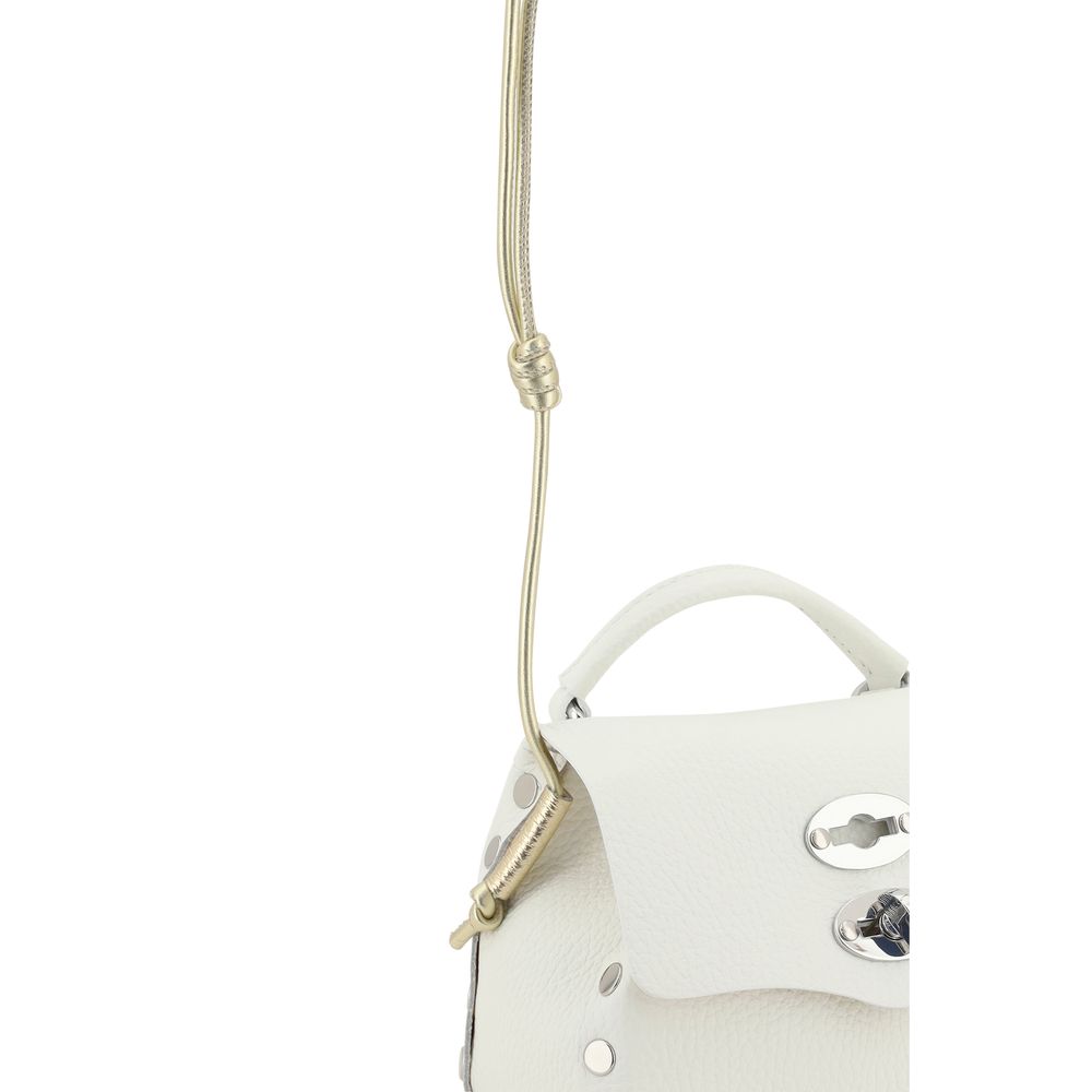White Calf Leather Bos Taurus Shoulder Bag