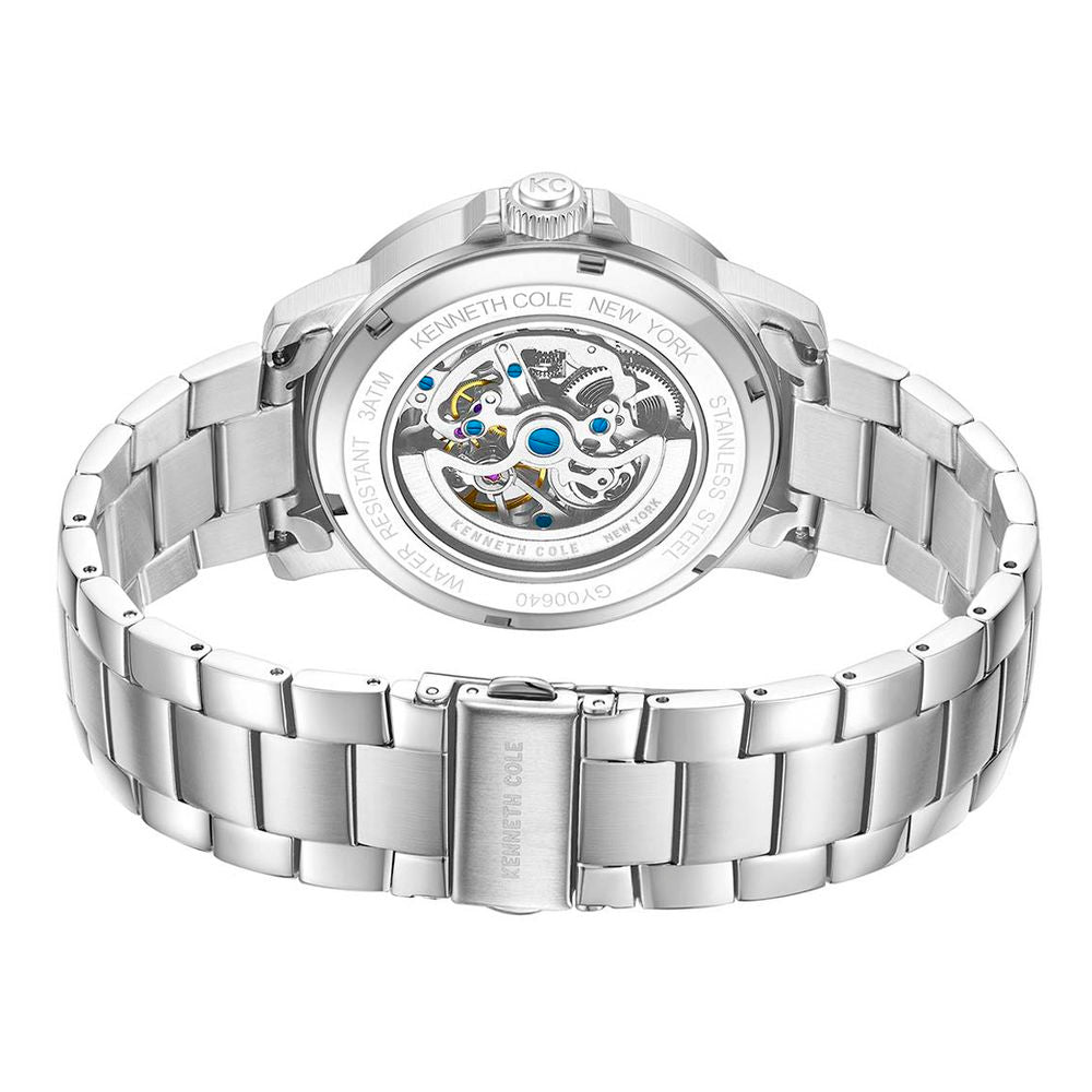 Gray Stainless Steel Dress Watch