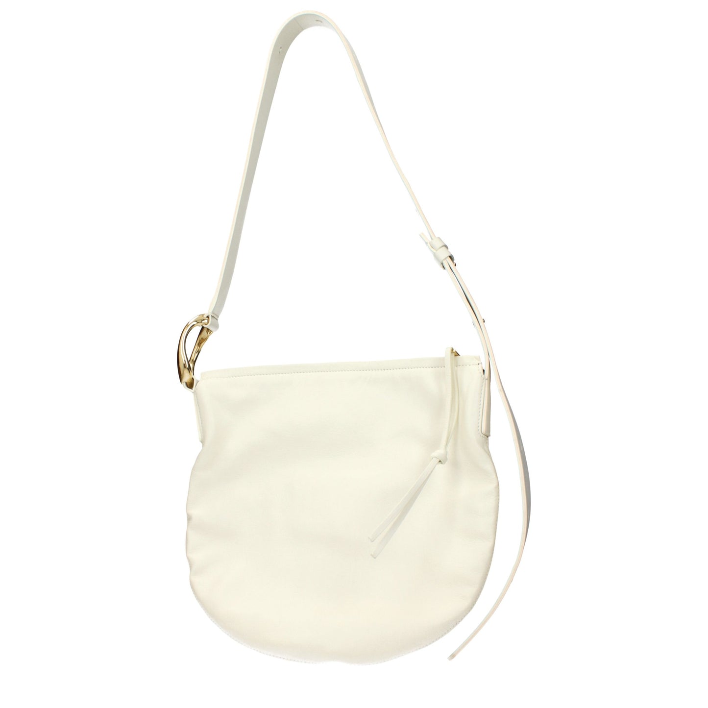 Beige Leather Crossbody Bag