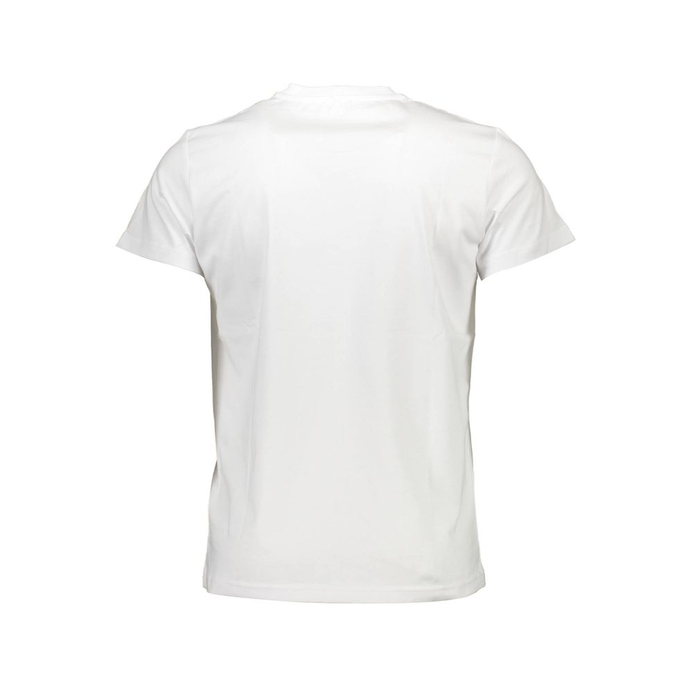 White Cotton Mens T-Shirt