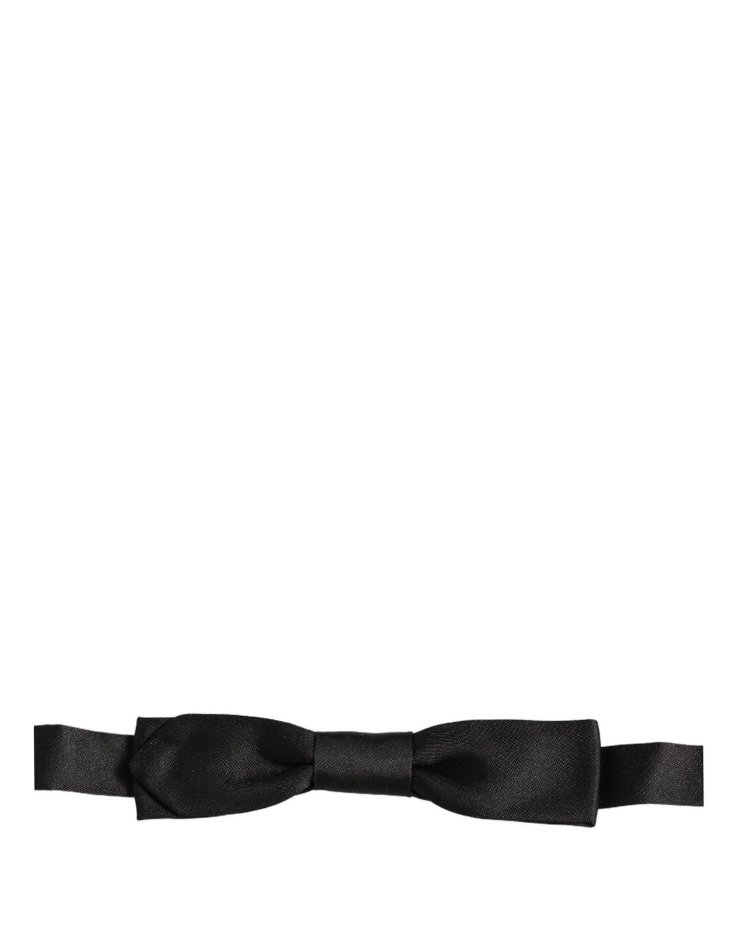 Men Black 100% SIlk Adjustable Neck Papillon Bow Tie