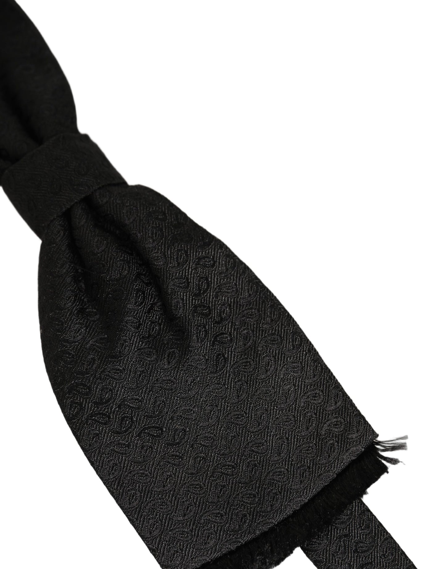 Men Black 100% SIlk Adjustable Neck Papillon Bow Tie