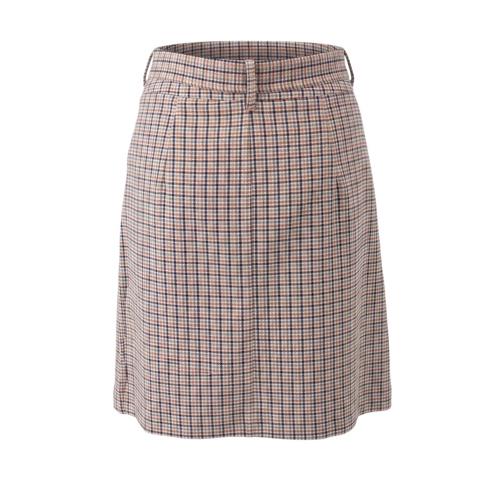 White Cotton Women Skirt