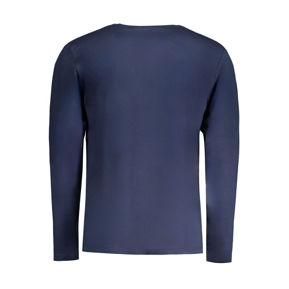 Blu Cotton Men T-Shirt