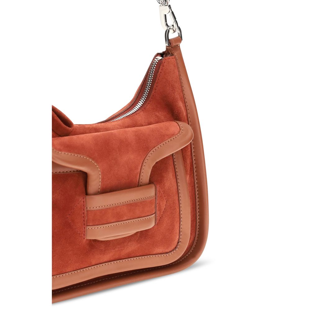 Brown Calf Leather Bos Taurus Shoulder Bag
