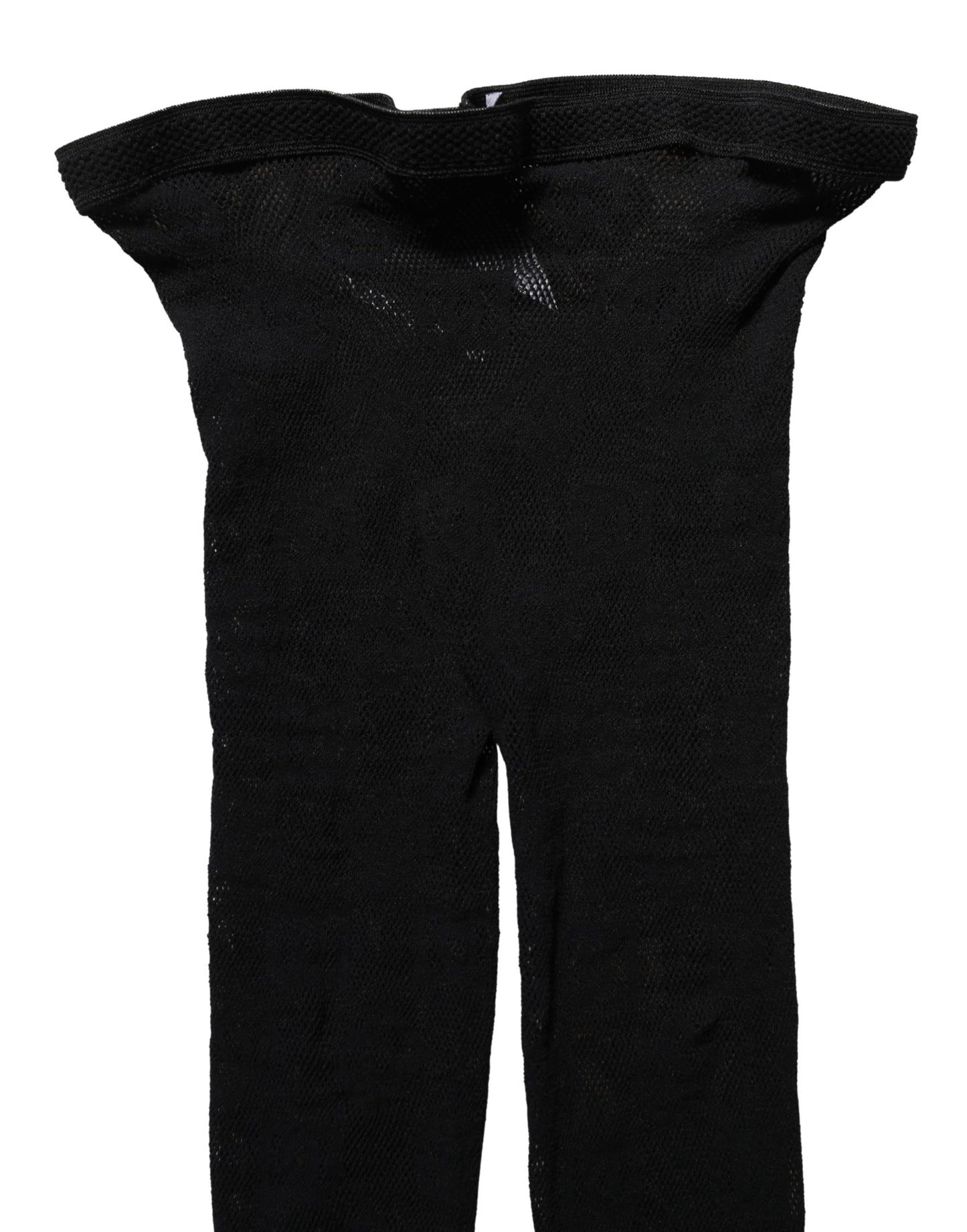 Black All Over Print Sheer Stretch Tights Socks