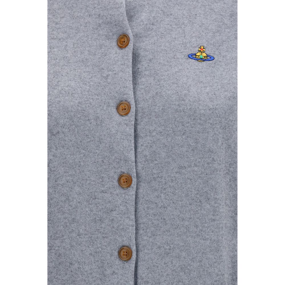 Gray Cotton Cardigan