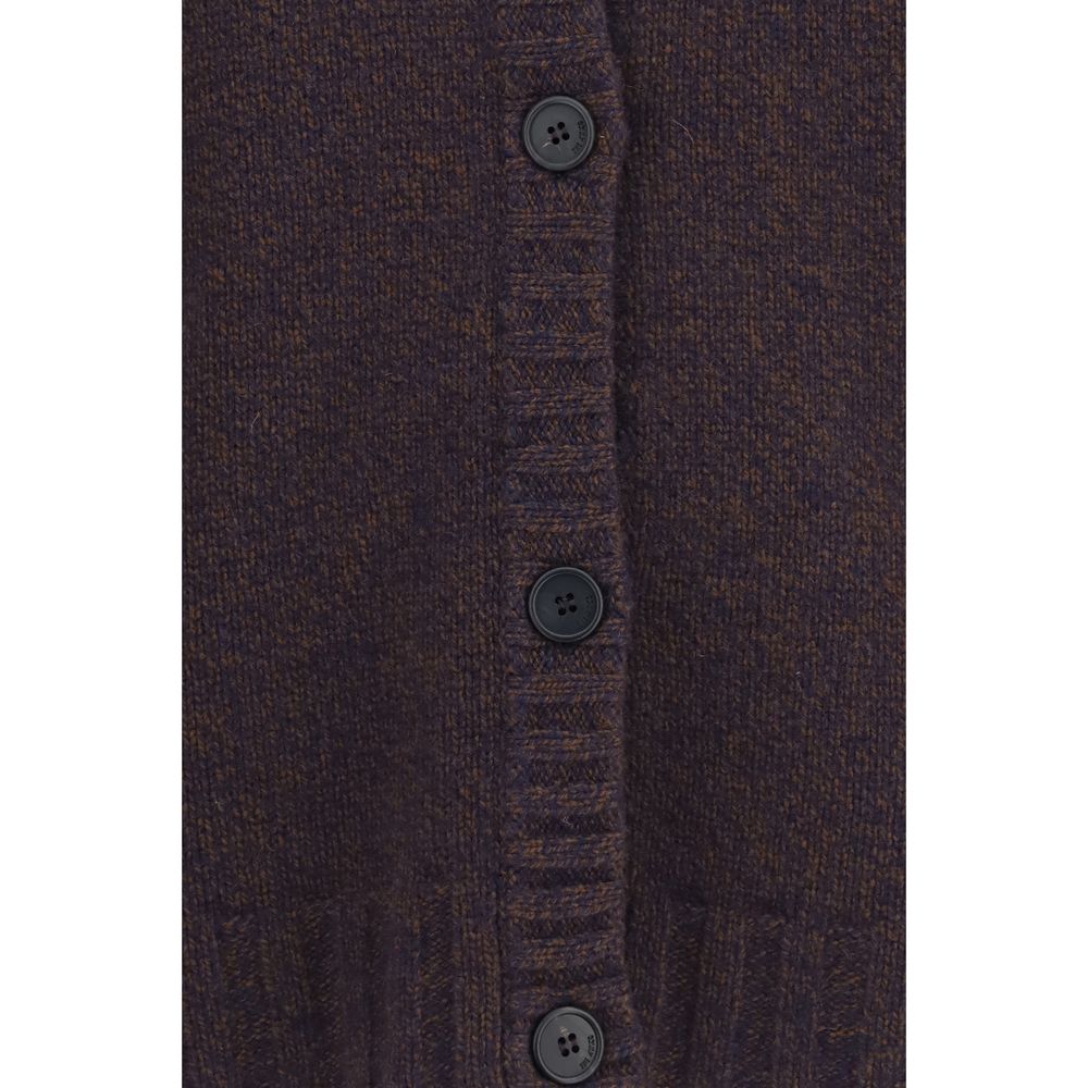 Brown Wool Oves Aries Cardigan